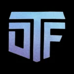 DTF logo glitter